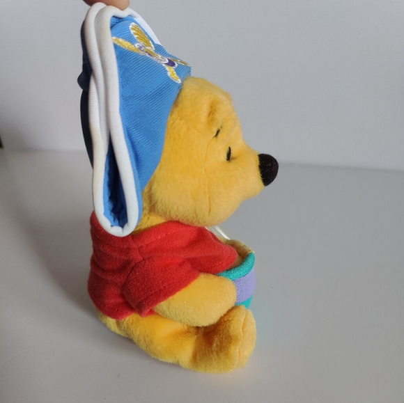 Vintage Disney Teddy Star Beam Pirate Winnie The Pooh Soft Toy Without Tags - Picture 3 of 5
